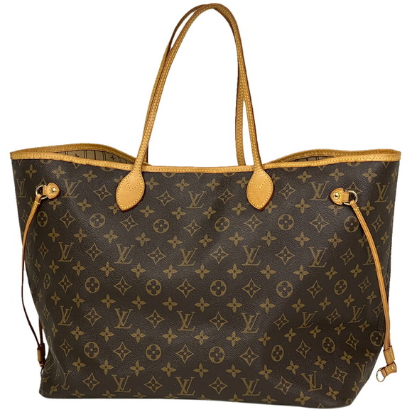 Louis Vuitton Handbags - Louis Vuitton Neverfull Shoulder Bag Shopping Tote Monogram Brown
